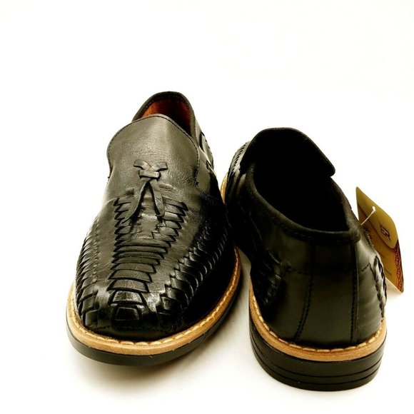 Rarammuri Mens Arles Woven Leather Slip On Loafer‎ - Picture 3 of 10
